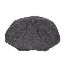 Load image into Gallery viewer, Classic News Boy - Grey Herringbone