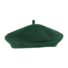 Load image into Gallery viewer, Premium Bottle Green Beret 100% Wool