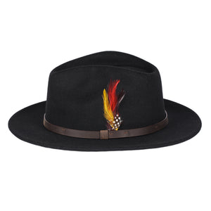 Premium Wool Handmade Fedora Hat with Leather Band.
