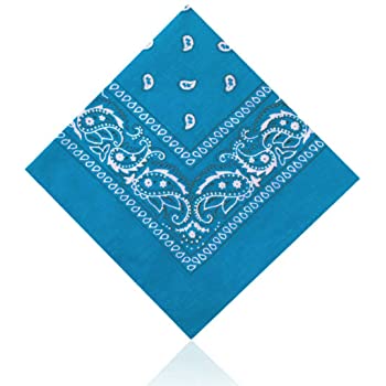 Aqua Blue Bandana