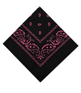 Black & Pink Bandana
