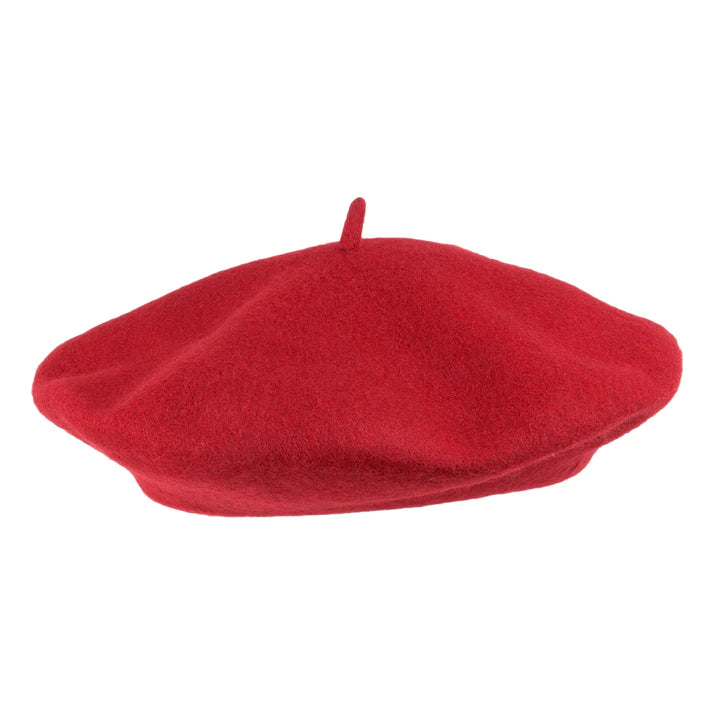 Premium Red Beret 100% Wool