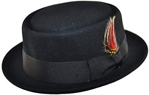 Black Pork Pie Hat