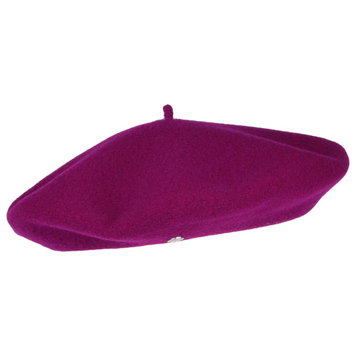 Premium Cherry Red Beret 100% Wool