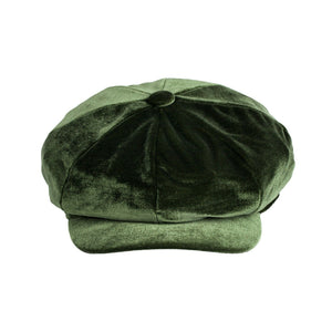 Velvet Baker Boy Hat