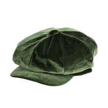 Load image into Gallery viewer, Velvet Baker Boy Hat