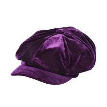 Load image into Gallery viewer, Velvet Baker Boy Hat