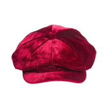 Load image into Gallery viewer, Velvet Baker Boy Hat