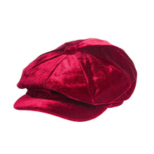 Load image into Gallery viewer, Velvet Baker Boy Hat