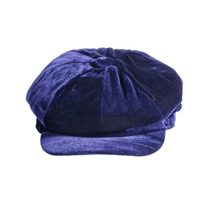 Velvet Baker Boy Hat