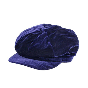 Velvet Baker Boy Hat
