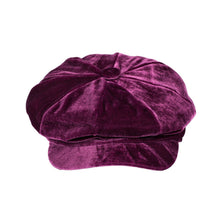 Load image into Gallery viewer, Velvet Baker Boy Hat